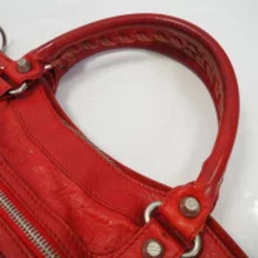 Balenciaga Shoulder Bag The First Leather Red - Picture 6 of 11
